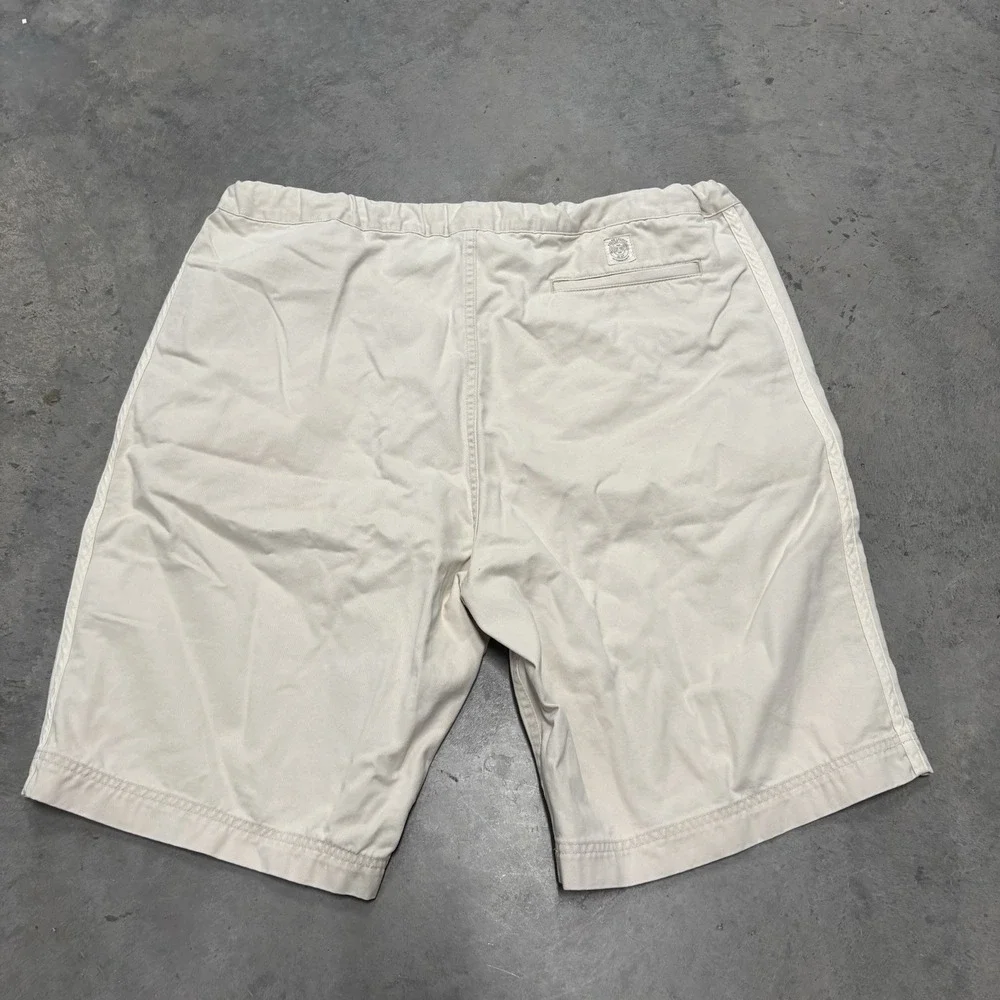 Ralph Lauren Men's Shorts XXL Biege Polo Jeans Co Drawstring 40x11 Cotton‎